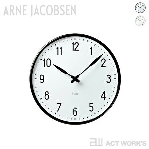 sS2FtARNE JACOBSEN Wall Clock 210mm STATION^CITY HALL EH[NbN yAlERuZ fUCG Ǌ|v f}[N k Ǌ|vz2403ss