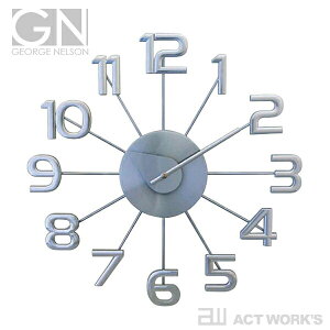 GEORGE NELSON Ferris Wall Clock �t�F���X�E�E�H�[���E�N���b�N �y�W���[�W�l���\�� �f�U�C���G�� �|���v �������v �Ƃ��� �Ǌ|�� �u�����v �A�i���O �\�� �u���v �I�t�B�X �X�܁z