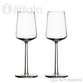 iittala Essence ホワイトワイングラス ペアセット 330ml エッセンス 【イッタラ デザイン雑貨 キッチン雑貨 台所 北欧 シンプル フィンランド ディナー お祝い ギフト プレゼント】