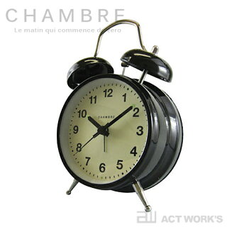 《全3色》CHAMBRENWTWINBELLALARMCLOCK目覚まし時計置き時計ツインベルアラームクロック