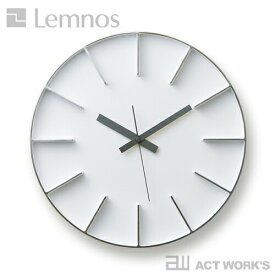 《全3色》LEMNOS edge clock エッジクロック -Lサイズ-　【タカタレムノス デザイン雑貨 壁掛け時計 ウォールクロック スタイリッシュ インテアリア 北欧 リビング ダイニング キッチン オフィス 店舗】