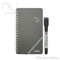 CANSAY nu board 新書判 ヌーボード 【欧文印刷 筆記用具 ステーショナリー 手帳 メモ帳 ホワイトボード …