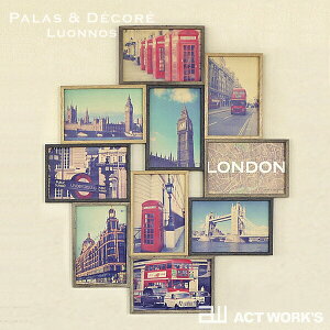 【11/1!10%OFFクーポン】PalaDec Bristol 10連フォトフレーム コラージュフレーム 【Collage Frame デザイン雑貨 インテリア パラデック 壁掛け 写真立て リビング ギフト 出産祝い 贈り物 プレゼント