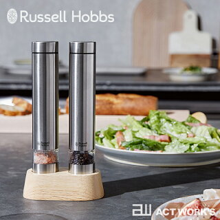 《全2色》RussellHobbs電動ペッパーミルソルト&ペッパーミニ7932JP/7932JP-BK