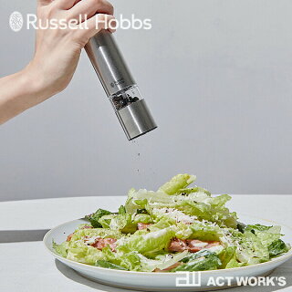 《全2色》RussellHobbs電動ペッパーミルソルト&ペッパーミニ7932JP/7932JP-BK