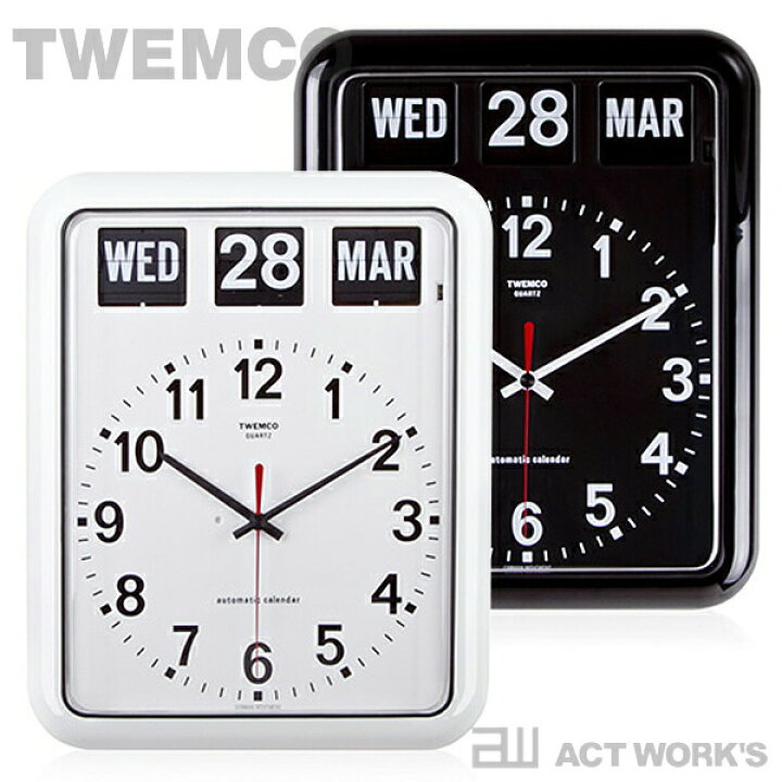 楽天市場】《全2色》TWEMCO BQ-12A パタパタ時計 【トゥエンコ  