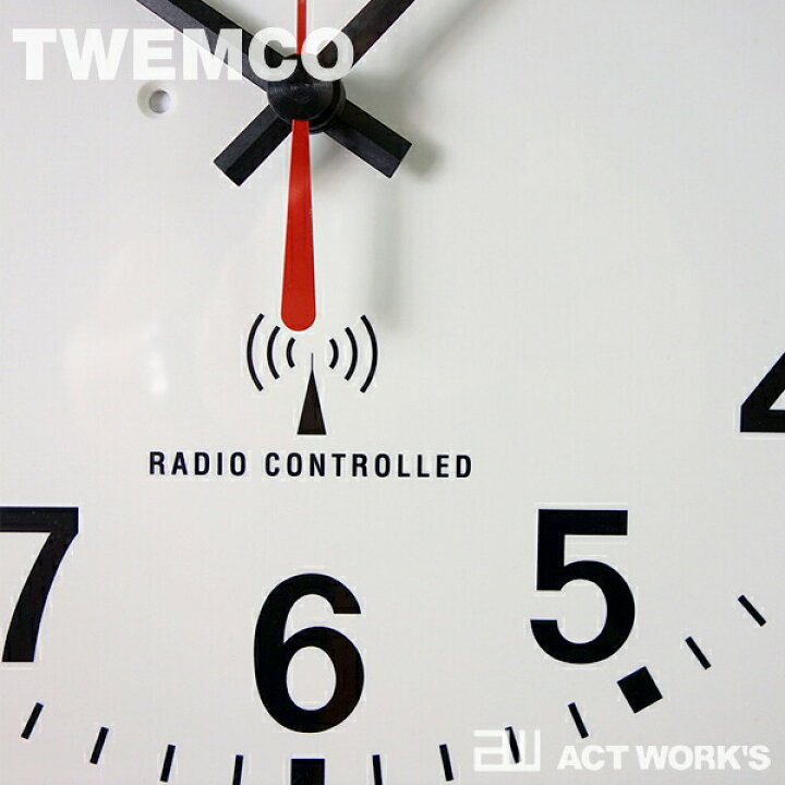 楽天市場】《全2色》TWEMCO 電波式カレンダー時計 RC-12A 電波掛け時計 【美品】TWEMCO RC-12A カレンダー時計 WHITE