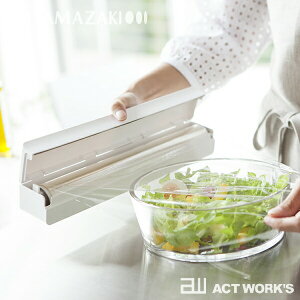 《全2色》Tower マグネットラップケース L(31cm用) ヤマザキ 【タワー キッチン雑貨 キッチン収納 デザイン雑貨 台所 Yamazaki 磁石 アルミホイル クッキングシート 整理】