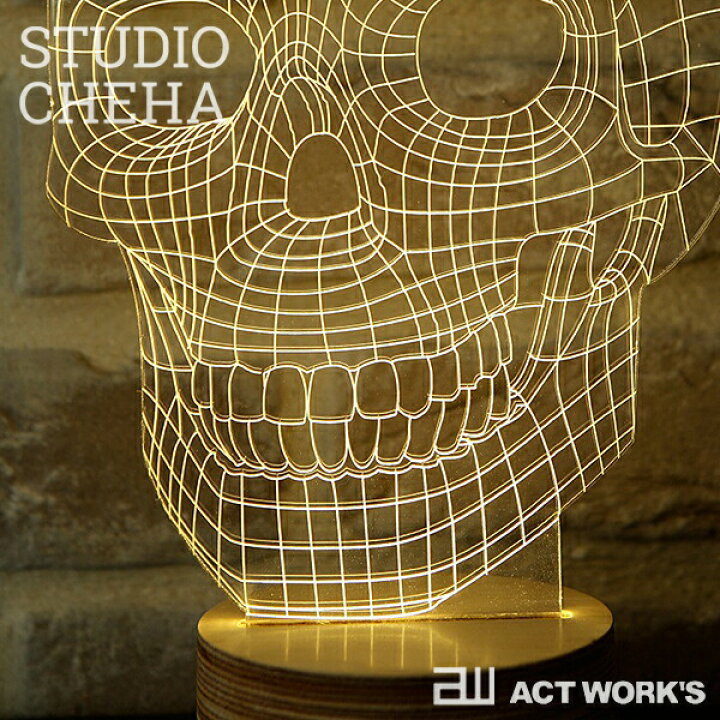 楽天市場】BULBING skull LEDスタンドライト バルビング スカル STUDIO 