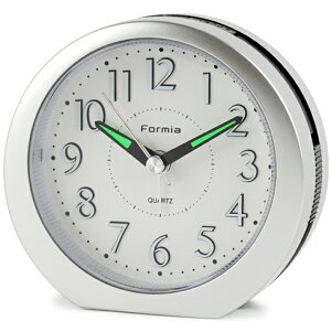 FORMIA フォルミア 目覚まし時計 シンプル スヌーズ機能 LEDライト