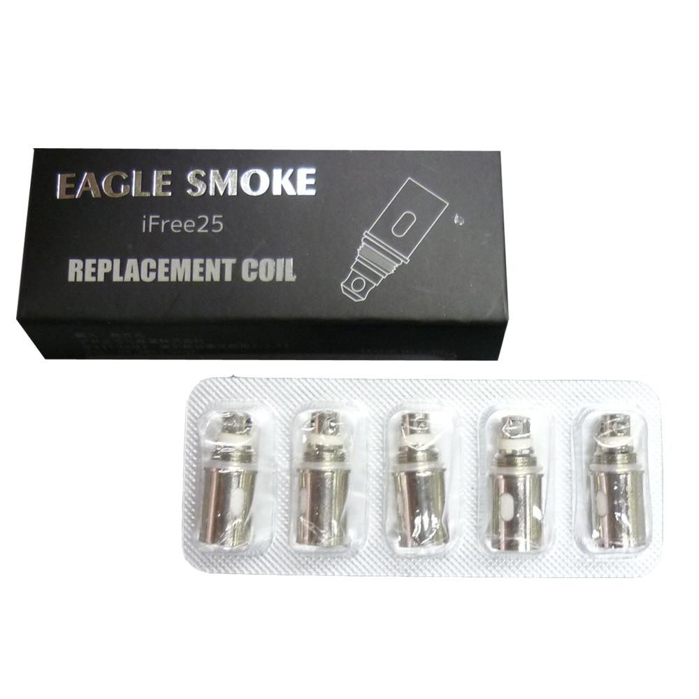 電子タバコ　イーグルスモーク 交換用別売コイル　EAGLE SMOKE iFree25 0.5Ωコイル 5P　90190100