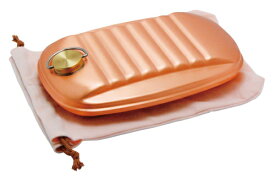 新光堂　純銅製　湯たんぽ　袋付(小)　S-9395S　1.2L　湯タンポ カバー 袋 付