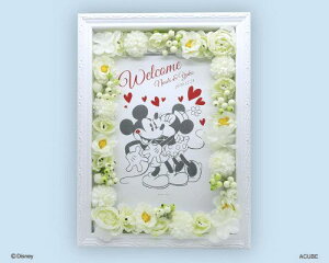 【Disney】ウェルカムボード（フラワー）【キスユー】ディズニー ブライダル ウェディング ウエディング bridal 結婚式