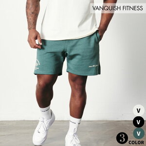 ヴァンキッシュ フィットネス VANQUISH VANQUISH LIFTING CLUB SHORTS ロゴ スウェット ショートパンツ 筋トレ ジム トレーニング ウエア ジョガーパンツ 正規品