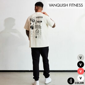 ヴァンキッシュ フィットネス VANQUISH TSP MULTI PRINT OVERSIZED T SHIRT ロゴ Tシャツ 筋トレ ジム トレーニング ウエア 正規品