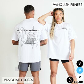 ヴァンキッシュ フィットネス VANQUISH TSP DETERMINATION OVERSIZED T SHIRT ロゴ Tシャツ 筋トレ ジム トレーニング ウエア 正規品