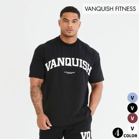 ヴァンキッシュ フィットネス VANQUISH VARSITY OVERSIZED T SHIRT ロゴ オーバーサイズ Tシャツ 筋トレ ジム トレーニング ウエア 正規品
