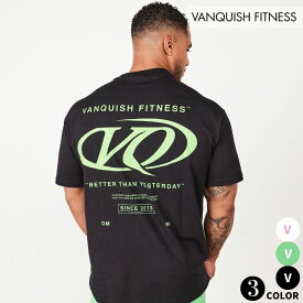 ヴァンキッシュ フィットネス VANQUISH TSP RACING OVERSIZED T SHIRT ロゴ Tシャツ 筋トレ ジム トレーニング ウエア 正規品