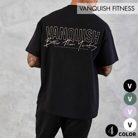 ヴァンキッシュ フィットネス VANQUISH COPYRIGHT BOXY OVERSIZED T SHIRT オーバーサイズ ロゴ 半袖 筋トレ ジム トレーニング ウエア Tシャツ 正規品