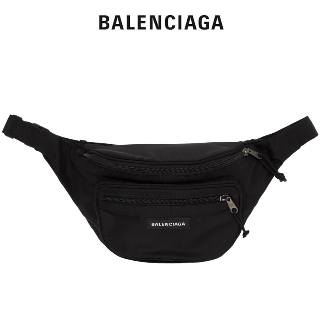 バレンシアガ Balenciaga エクスプローラー ベルト バッグ ショルダーバッグ ブラック