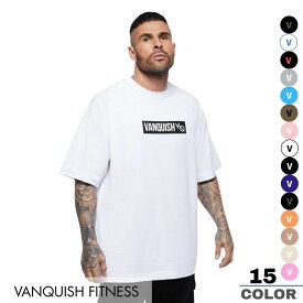 ヴァンキッシュ フィットネス VANQUISH FITNESS ボックスロゴ オーバーサイズ Tシャツ BOX LOGO OVERSIZED T SHIRT 筋トレ ジム トレーニング ウエア 正規品