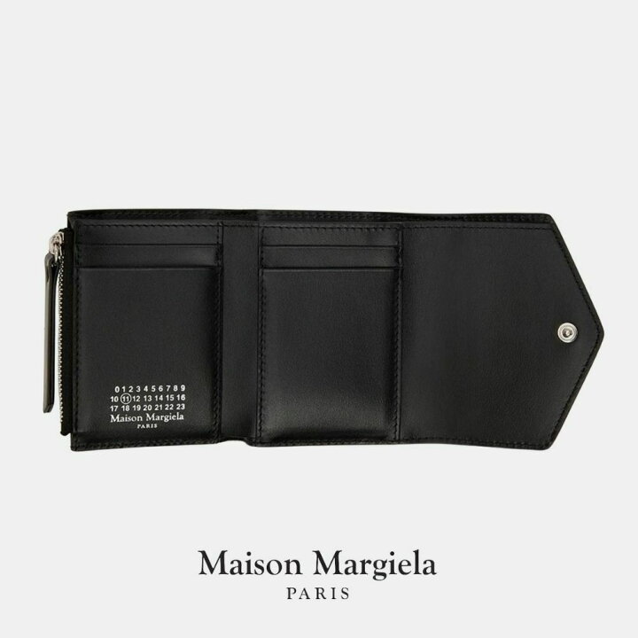 Maison Margiela 三つ折り エンベロープ ウォレット 財布 しどろもどろ 黒 