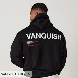 ヴァンキッシュ フィットネス VANQUISH TSP BLACK TOKYO PULLOVER HOODIE ロゴ オーバーサイズ パーカー 筋トレ ジム トレーニング ウエア 正規品