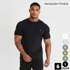 ヴァンキッシュ フィットネス VANQUISH ESSENTIAL PERFORMANCE T SHIRT ロゴ Tシャツ 筋トレ ジム トレーニング ウエア 正規品