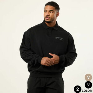 @LbVtBbglXVANQUISH SIGNATURE OVERSIZED POLO SWEATSHIRTX|[cEGAKi Y I[o[TCY |Vc X|[cEGA Ki