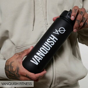 @LbVtBbglX Vanquish Black Water Bottle EH[^[{g Ki