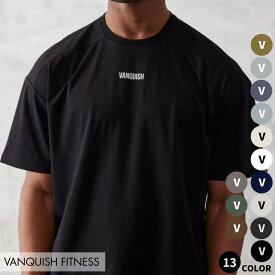 ヴァンキッシュ フィットネス VANQUISH ESSENTIAL OVERSIZED T SHIRT メンズ オーバーサイズ Tシャツ 筋トレ ジム トレーニング ウエア 正規品