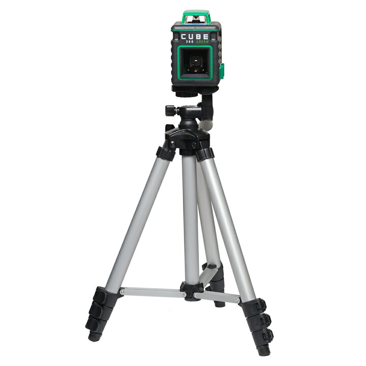楽天市場】5%OFF グリーン レーザー墨出し器 円錐ミラーキューブ1VH360 