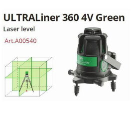 5%OFFグリーンレーザー墨出し器 フルライン円錐ミラーウルトラライナー4VH360Gバッテリー仕様 受光器（別売りLR60G or LM70）対応 4V4HD レーザーレベル 墨出器 オートラインレーザー 墨出しレーザー フルライン レーザー水平器 マキタ シンワ KDS タジマ ボッシュ