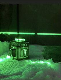 5%OFFグリーン レーザー墨出し器 円錐ミラーキューブ360ー2Vリチウムバッテリ−仕様エレベーター三脚付き 受光器（別売りLR60G or LM70)対応 レーザーレベル オートラインレーザー レーザーライン 墨出しレーザー レーザー水平器 マキタ シンワ KDS タジマ ボッシュ