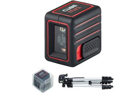 5%OFFF レーザー墨出し器 キューブミニプロ 1V1H センターポール式三脚付き 高輝度 レーザーレベル 墨出器 水平器 測定器 オートラインレーザー レーザーライン 墨出しレーザー 自動補正 小型 墨出し機 レーザー水平器 送料無料 マキタ シンワ KDS タジマ ボッシュ