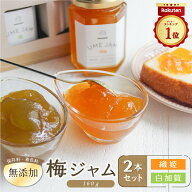 【半額】《レビュー★4.62》旬！梅ジャム 食べ比べ 2本セット (160g×2種) 《mybest月間アワード獲得》ジ…