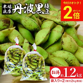 ＼早割★ポイント2倍／ 予約 2026年度産 令和8年 丹波黒の枝豆 1.2kg 袋入り（600g×2）送料無料 超破格 丹波黒 黒枝豆 枝豆 兵庫県産 国産 えだまめ 黒豆 京都 篠山 丹波 ささやま たんば 甘み もっちり旨い 最高級枝豆 おつまみ ギフト