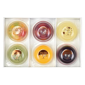 お返し 内祝い ギフト洋菓子 たかはたファーム フルーツゼリー・ダブルテイスト6個詰合せSC-06A 新築 お礼 引越し 志 仏事 送料無料 あす楽