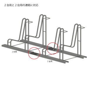 2台用と2台用の組み合わせ