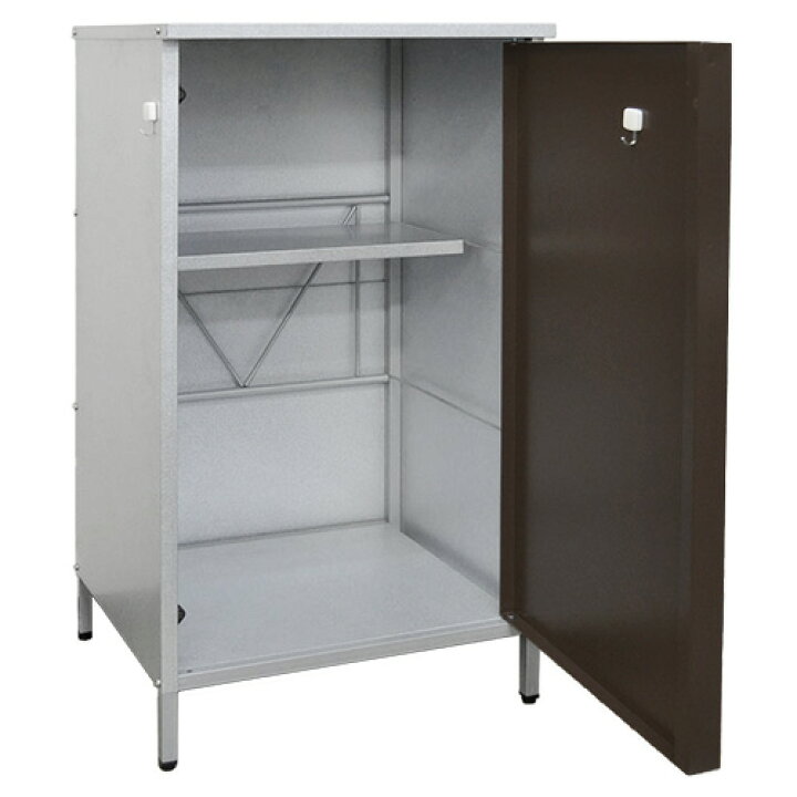 楽天市場】ガルバ製物置 スリム 幅52.5×奥行48×高さ95cm マグネット 