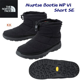 セール ノースフェイス/ブーツ/ショートブーツ ヌプシブーティウォータープルーフVIショートSE(ユニセックス/ブーツ) NF52278 カラー：KK