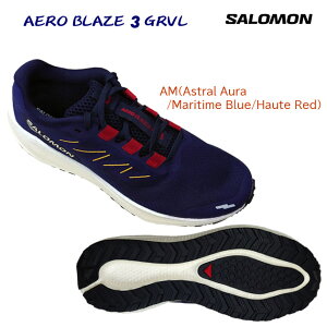 NEW salomon �T������ �����Y�V���[�Y �g���C�������j���O�V���[�Y AERO BLAZE 3 GRVL(�����Y �����j���O�V���[�Y) L47915400 �J���[�FAM