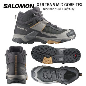 NEW salomon �T������ ���f�B�[�X�V���[�Y �S�A�e�b�N�X �n�C�L���O�V���[�Y X ULTRA 5 MID GTX W(���f�B�[�X �n�C�L���O�V���[�Y) L47754500