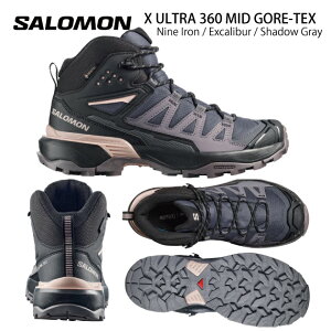 NEW salomon �T������ ���f�B�[�X�V���[�Y �S�A�e�b�N�X �n�C�L���O�V���[�Y X ULTRA 360 MID GTX W(���f�B�[�X �n�C�L���O�V���[�Y) L49101500
