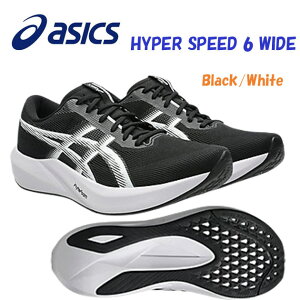 NEW asics �A�V�b�N�X �����Y�V���[�Y �����j���O�V���[�Y HYPER SPEED 6 WIDE(���j�Z�b�N�X �����j���O�V���[�Y) 1013A238 �J���[�F001