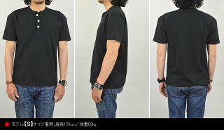 グッドウェア(GOODWEAR)Tシャツ半袖ヘンリーネック無地メンズカットソーusaコットン生地綿100%米綿上質コットン大きいサイズゆったりヘンリー父の日白Tシャツ黒Tシャツ白黒春夏アウトドアキャンプメール便送料無料mb
