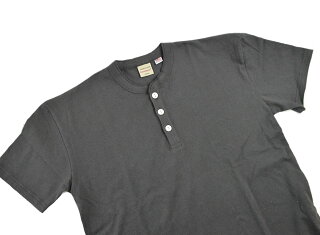グッドウェア(GOODWEAR)Tシャツ半袖ヘンリーネック無地メンズカットソーusaコットン生地綿100%米綿上質コットン大きいサイズゆったりヘンリー父の日白Tシャツ黒Tシャツ白黒春夏アウトドアキャンプメール便送料無料mb