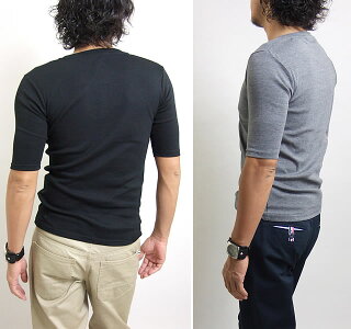 ◆まとめ割【ヘンリーネック】ヘンリーネックTシャツメンズ5分袖Tシャツ/五分袖/半袖/無地MEN'ST-SHIRTScutsew半袖Tシャツ半そでカットソーティーシャツ白M-XL(LL)送料無料10P11Mar16