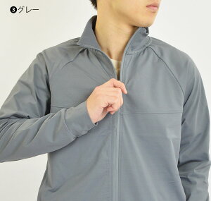 【在庫限り】スタンドジャケット 吸汗 速乾 ゴルフウェア メンズ トラックジャケット ストレッチ 薄手 ジャージジャケット ジャージー ライトアウター 春 夏 秋 ジャケット ブルゾン ジャン