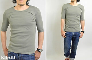 【Uネック】5分袖半袖Tシャツ無地Tシャツ(MEN'ST-SHIRTSメンズ無地Tシャツ五分袖半そで半袖Tシャツ男性ホワイトWHITE白ブラックBLACK黒)M-XL(LL)重ね着も最適万能TシャツM-XL(LL)10P05Apr14M【RCP】【あす楽対応_九州】【楽ギフ_包装】